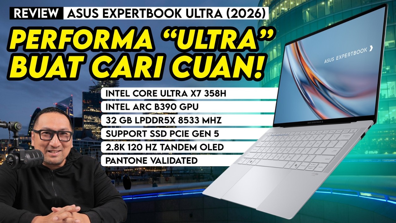 Review ASUS ExpertBook Ultra (2026): Ultra Tipis, Ultra Kencang, Ultra Irit