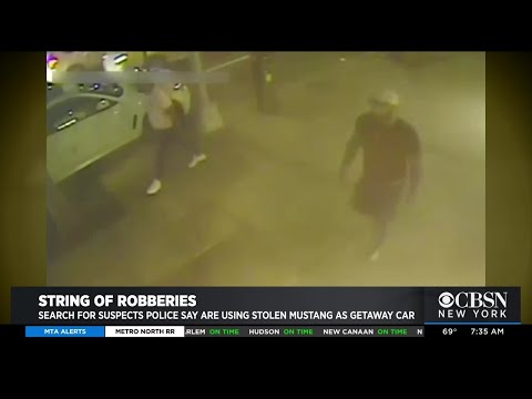 Stolen Mustang Being Used As Getaway Car