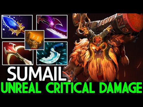 SUMAIL [Earthshaker] Unreal Critical Damage One Hit Kill with Daedalus Dota 2