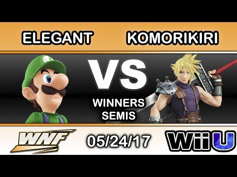 WNF 2.3 - BSD | Elegant (Luigi) Vs. 2GG | komorikiri (Cloud) Winners Semis - Smash Wii U