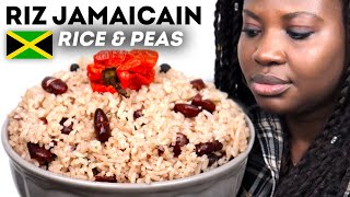 Comment faire du RIZ à la JAMAÏCAINE 🇯🇲 (Rice & Peas) RIZ COLLÉ HAITI