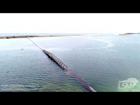 03-22-19 Sandwich, MA - Drone Video - Coastal Flood Advisory- Boardwalk Underwater