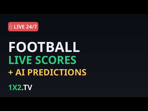 🔴 LIVE Football Scores & AI Predictions 24/7 | 1X2.TV