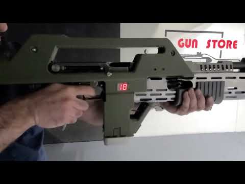 Aliens M41A Pulse Rifle Live Fire Ammo Counter test