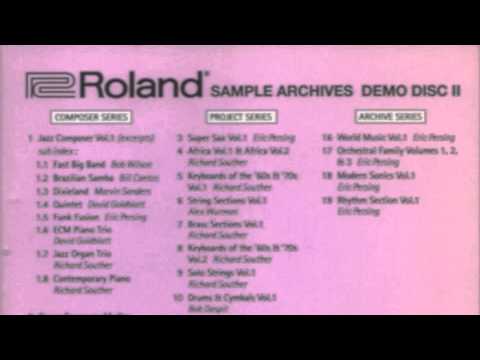 Roland 700 Series Samplers Sample Demo, 1994