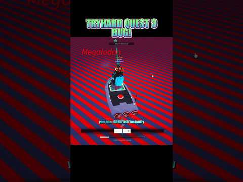 Tryhard quest 3 bug #fisch #roblox #johngaming