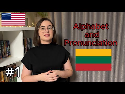 Learn Lithuanian lesson 1 - Alphabet and Pronunciation
