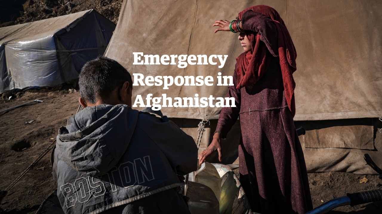 Emergency response in Afghanistan