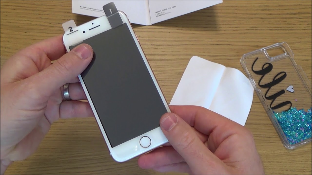 iPhone 7 : Installing a 'bulletproof' self heal Screen Protector