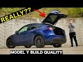 You WON'T BELIEVE how many PROBLEMS we found on this Tesla Model Y! | Early Build Quality Review