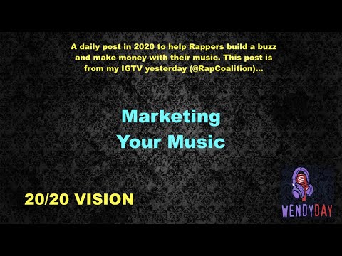 Marketing Your Music :: 20/20 Vision