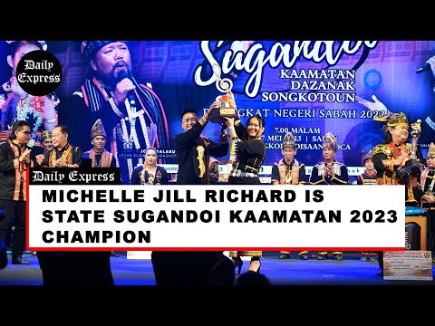 Michelle Jill Richard is State Sugandoi Kaamatan 2023 champion