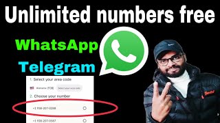 How to create WhatsApp fake account | get free number for WhatsApp and telegram | 2024 Hindi urdu