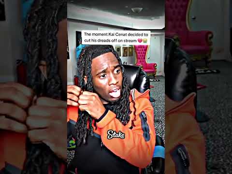 The moment Kai Cenat decided to cut his dreads off on stream 😭