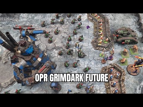 One Page Rules, Grimdark Future battle report.