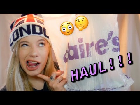 HUGE Claire’s Clearance HAUL..as a young adult..LOL