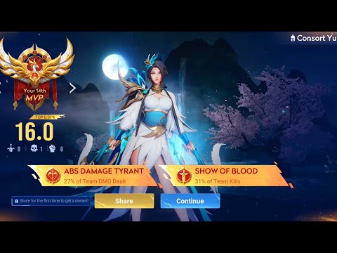 Honor Of Kings - 14th MVP BOT Lane Marksman GAMEPLAY