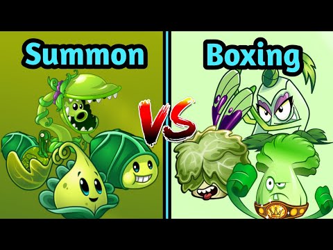 Team BOXING vs SUMMON - Which Plant Team's Best? - PvZ 2 Plant Vs Plant #pvz2