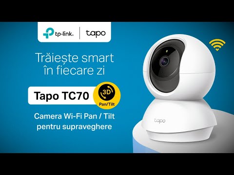 TP-LINK | Pakreipiama/sukama namų apsaugos Wi-Fi kamera | TC70 | PTZ | 2 MP | 4 mm / F2.4 | H.264 | Micro SD, maks. 128 GB video