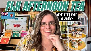 British Afternoon Tea Experience | Review of Corner Cafe Fiji 🇫🇯 | Fiji Sweet and Savoury Food