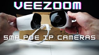 VEEZOOM 5MP POE Cameras & POE Switch (INFO & SETUP)