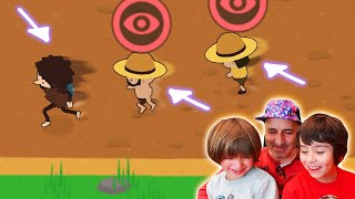 Hacemos una TRAVESURA a los GUARDABOSQUES!! SNEAKY SASQUATCH con Dani y Evan