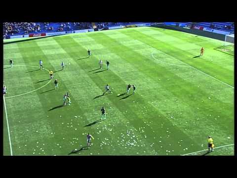 Gol de Portillo (1-0) en el Hércules CF - Racing de Santander - HD