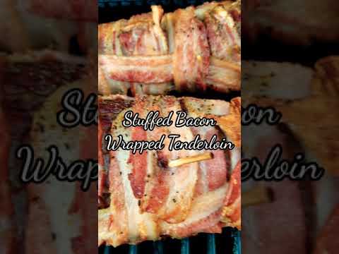 #shorts Stuffed Bacon Wrapped Beef Tenderloin 👌👍