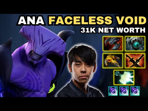 🔥 ANA Faceless Void 7.34 Highlights - 31K NET WORTH 🔥 985 XPM Insane Gameplay From ANA - Dota 2