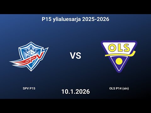 SPV P15 - OLS P14 - Ylialuesarja 10.1.2026