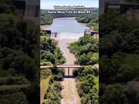 Usina Santo Antônio entre Santa Rosa e Três de Maio no Noroeste Gaúcho #santarosa #regiaodasmissoes