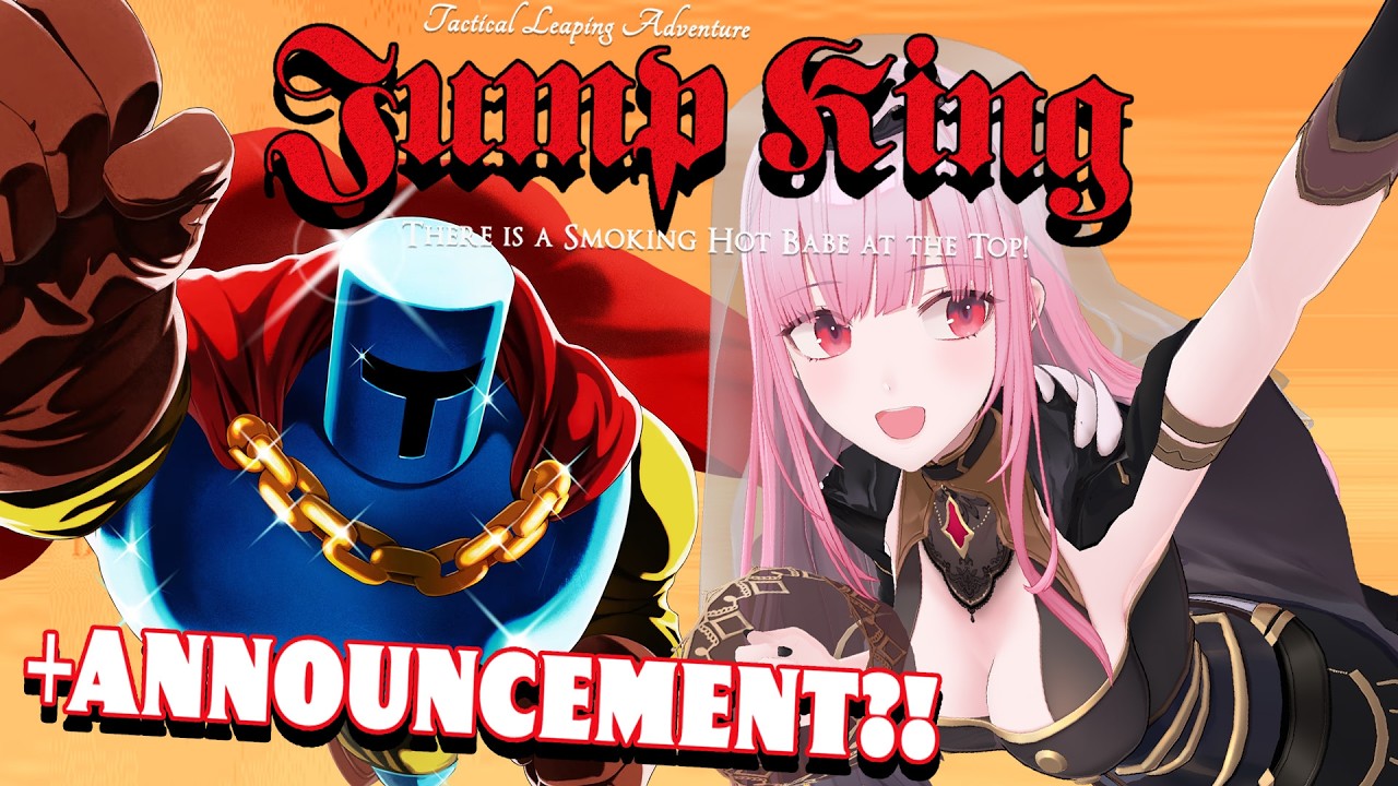 【JUMP KING】hardest map and big announcement!! #holodori