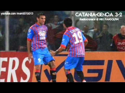 CATANIA-GENOA 3-2 - Radiocronaca di Niki Pandolfini (2/9/2012) da Radiouno RAI