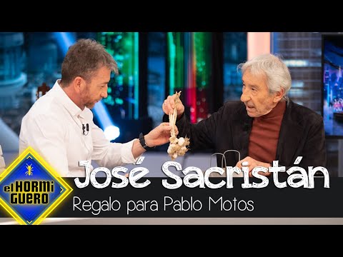 El sorprendente regalo de José Sacristán a Pablo Motos en su llegada - El Hormiguero