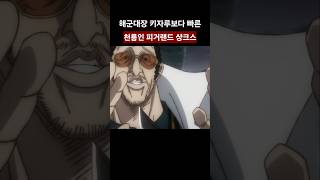 해군대장 키자루보다 빠른 천룡인 샹크스