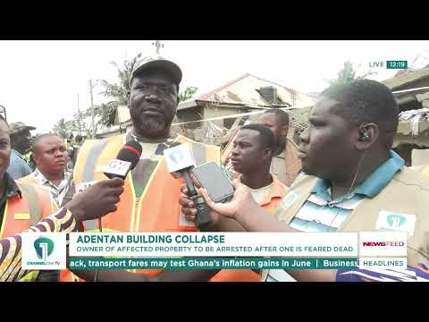 Adenta Building Collapse: Owner to Be Arrested Over Alleged Structural Violations