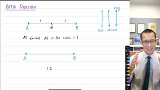 Vector Arithmetic with Ratio Division (1 of 3: Thinking geometrically)