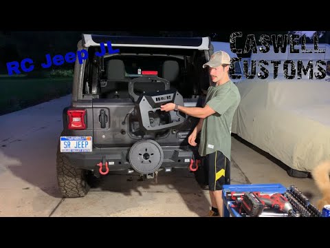 Jeep JL Rough Country License Plate Bracket install