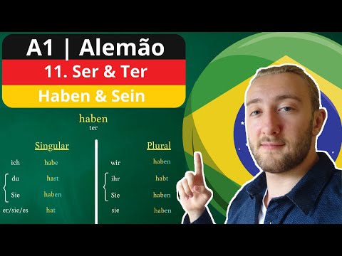 Aula de Alemão 11 | Haben &amp; Sein | Conjugação Ser &amp; Ter | Aprender Alemão | Irmão Alemão