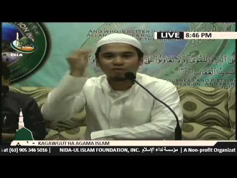 Kagawgut ha Agama Islam lecture by Sheikh Salmann Muhaimin Sakili (Tausug)