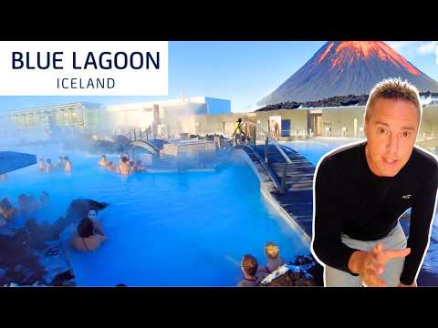 I Stay At The Blue Lagoon In Iceland - The Volcano ERUPTS!