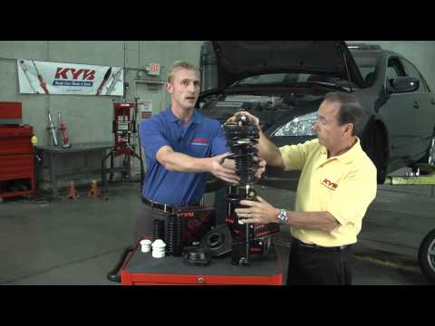 Part of a video titled What Strut Mounts & Boots Do - YouTube