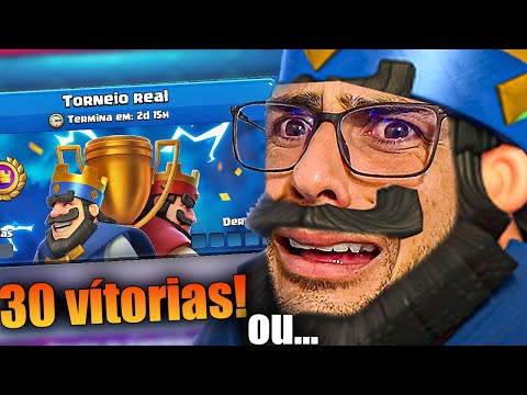 30 VITÓRIAS NO DESAFIO DO CLASH ROYALE OU...
