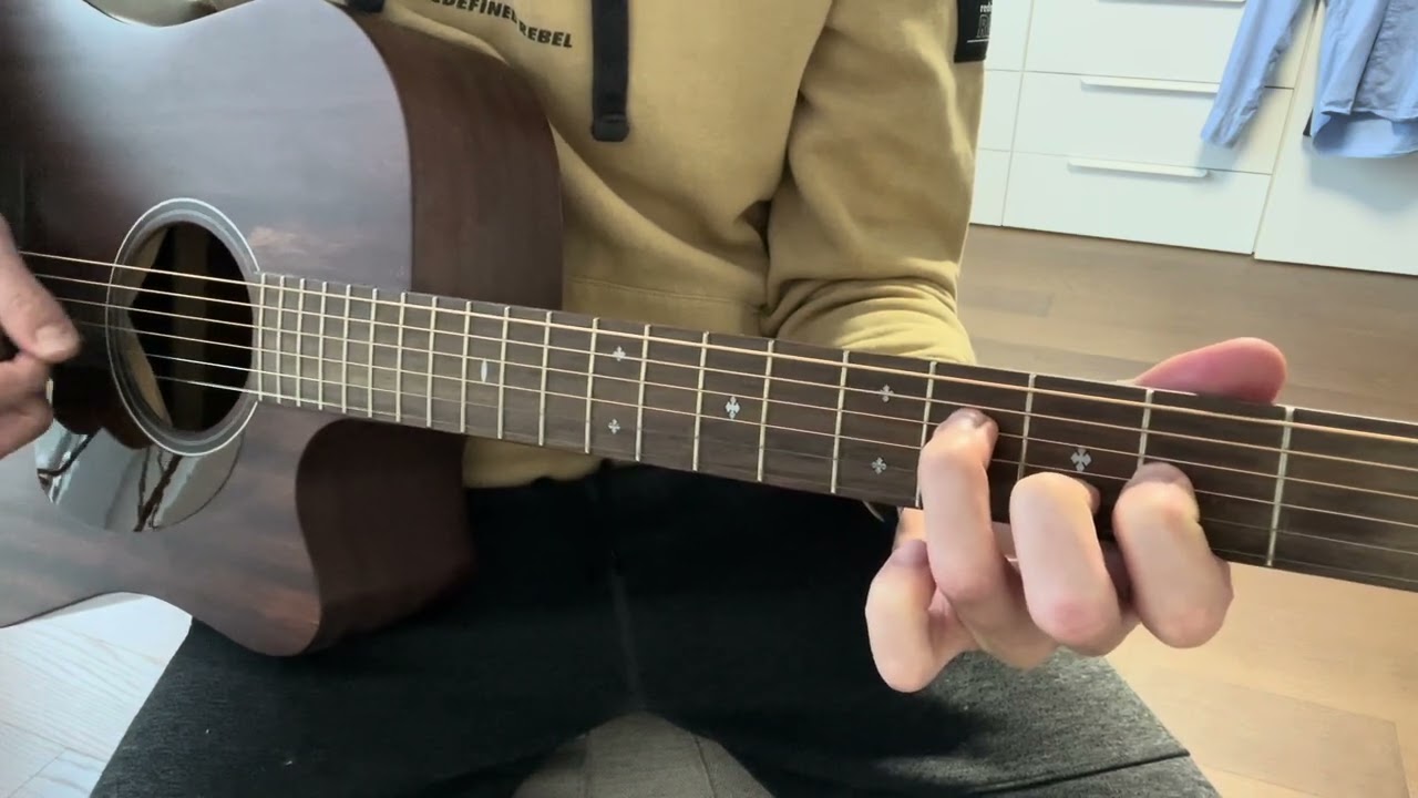 Roberto Barlocci playing the Love Story main picking riff by Taylor Swift on guitar