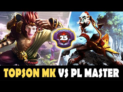 Topson Monkey king Master Tier vs Phantom Lancer Master Tier — Monkey Business! DOTA 2