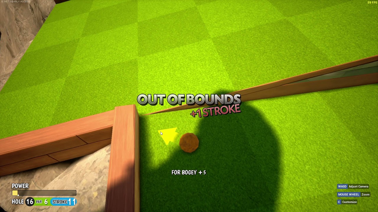 Treasure Cove Hole 16 OOB bug.