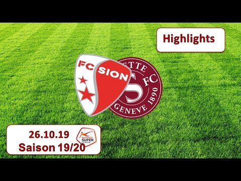 Highlights: FC Sion vs Servette - Genf FC (26.10.19)