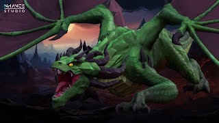 Stylized Fantasy Dragons Pack video preview