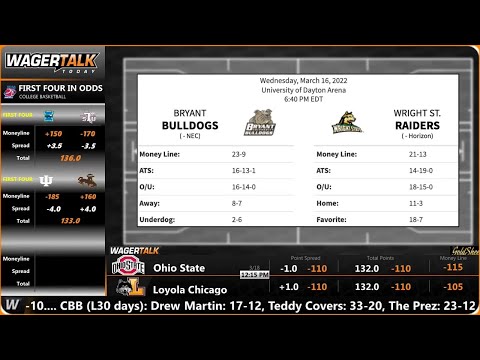 March Madness Pick and Prediction: Wright State vs Bryant - NCAA Tournament First Four - 3/16/22