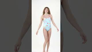 Sporti x Alex Walsh Pool Party Robyn Micro Back One Piece Swimsuit (26-40) | SwimOutlet.com